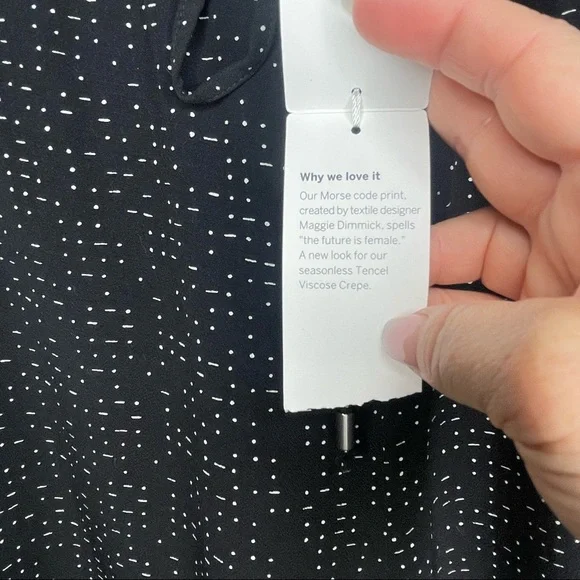 SOLD ON EBAY Eileen Fisher Morse Code Wide Leg Pants NWT - Picture 13 of 16